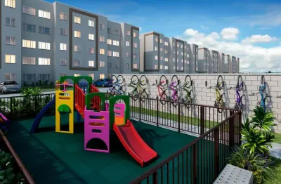 Apartamentos 2 quartos, opção de garden, condomínio fechado em santa cruz