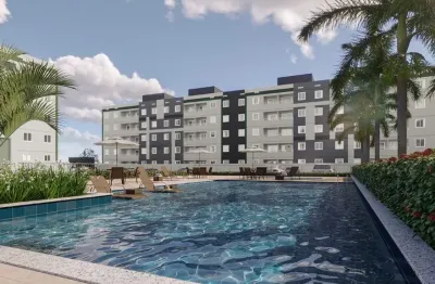 Apartamentos 45m² 2 quartos, varanda, condomínio com elevador, área de lazer completa em campo grande