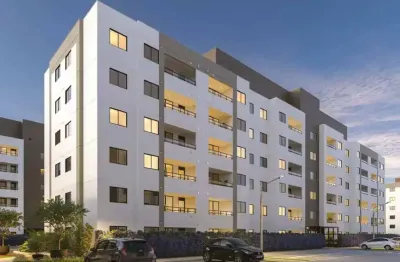 Apartamentos (48m²) 2 quartos, com suíte, varanda, condomínio fechado com área de lazer no pontal oceânico no recreio