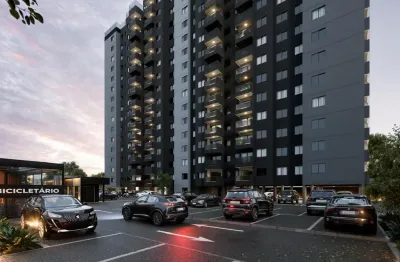 Apartamento 50m² 2 quartos, com varanda, sem vaga, condomínio fechado e área de lazer no jardim primavera