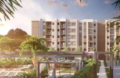 Apartamentos 56m² 3 quartos, com suíte, varanda, com vaga, condomínio fechado e área de lazer em jacarepaguá