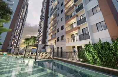 Apartamentos 53m² 2 quartos com suíte, varanda, condomínio fechado, área de lazer no centro de nova iguacu