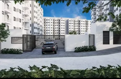 Lançamento de apartamentos 57m² 3 quartos com varanda, 1 suíte, 1 vaga para carro, condomínio fechado e área de lazer em campo grande