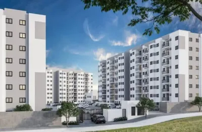 Lançamento de apartamentos 46m² 2 quartos com varanda, sem vaga para carro, condomínio fechado e área de lazer em campo grande