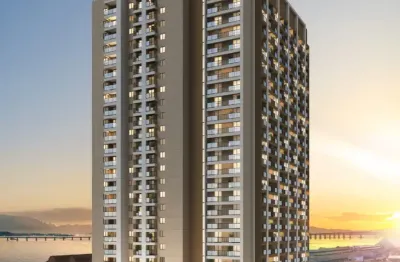 Lançamento de apartamentos 3 quartos com varanda, vista para a báia, 1 suíte, 1 vaga para carro, condomínio fechado e área de lazer no porto maravilha