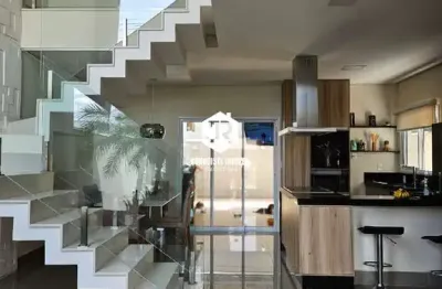 Belissímo sobrado  à venda , em uma ótima localização e uma vista previlegiada em condominio park real, indaiatuba, sp