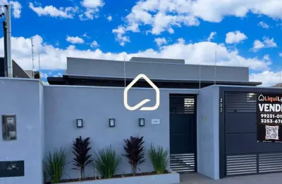 Casa à venda no nasser com área gourmet e acabamento de alto padrão