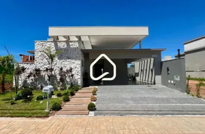 Casa térrea no residencial shalom – 3 suítes, piscina aquecida e espaço gourmet em condomínio de alto padrão