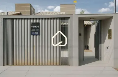 Melhor Preço do Bairro Rita Vieira – Casa com Suíte, Quintal Privativo e Cozinha Planejada