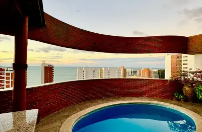 Cobertura duplex no meireles, 540m, piscina exclusiva