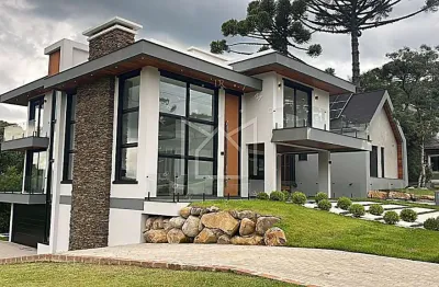 Casa em condomínio fechado com 3 quartos à venda na rua rodolfo schilieper, centro, canela, 474 m2 por r$ 4.500.000