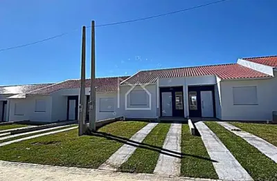 Casa em condomínio fechado com 2 quartos à venda na rua abel carvalho, 344, monte belo, gravataí, 45 m2 por r$ 175.000