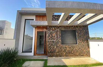 Casa com 3 quartos à venda na rua anita luzia braun, loteamento jardim timbaúva, gravataí, 94 m2 por r$ 539.000