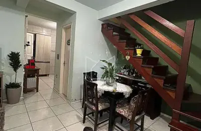 Casa em condomínio fechado com 2 quartos à venda na rua dom feliciano, 205, santa cruz, gravataí, 54 m2 por r$ 233.200