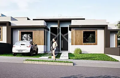 Casa com 2 quartos à venda na rua delfino cunha, morada do vale i, gravataí por r$ 314.900