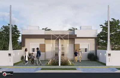 Casa com 2 quartos à venda na rua joão machado, 322, moradas do sobrado, gravataí, 49 m2 por r$ 235.320