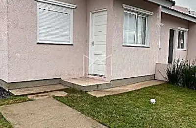 Casa em condomínio fechado com 2 quartos à venda na rua porto alegre, 377, mato alto, gravataí, 44 m2 por r$ 200.000