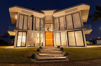 Casa em condomínio fechado com 5 quartos à venda na estrada dos cunhas, 2009, itapeva, torres, 591 m2 por r$ 6.250.000