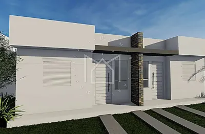 Casa com 2 quartos à venda na cel. francisco borges de lima, bom princípio, santo antônio da patrulha, 43 m2 por r$ 179.000