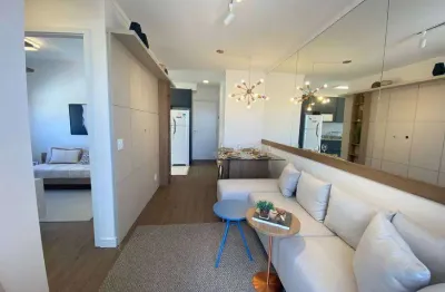 Apartamento pronto 49 m² com 2 dormitórios, 1 suíte e 1 vaga livre.
