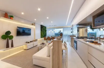 Apartamento pronto de 74 metros quadrados com 3 dormitórios e lavabo, vaga livre e determinada..