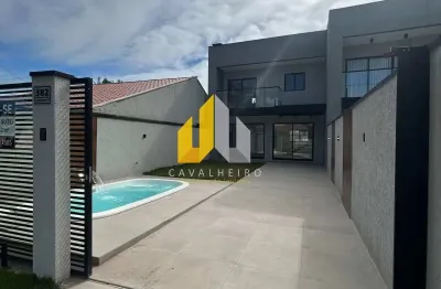 Excelente sobrado a venda em guaratuba com piscina no centro