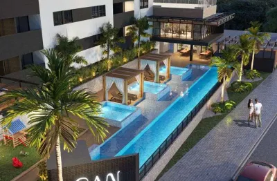 Apartamento em joão pessoa,  geisel, 2 quartos, elevador, lazer