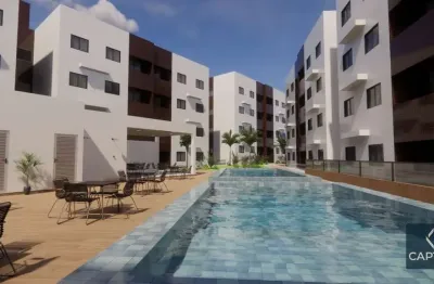 Apartamento em joão pessoa bairro josé américo, 2 quartos, lazer, portaria