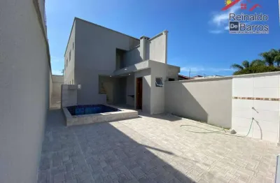 Sobrado com 3 dormitórios e piscina à venda por r$ 520.000 - loty - itanhaém/sp