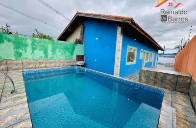 Casa com 2 quartos e piscina à venda por r$ 300.000 - jd nossa senhora do sion - itanhaém/sp