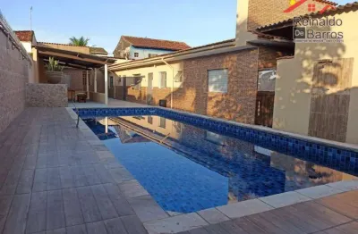 Casa com 3 dormitórios à venda, 122 m² por r$ 449.000 - flórida mirim - mongaguá/sp