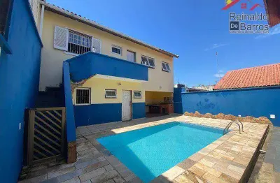 Sobrado com 4 dormitórios à venda, 261 m² por r$ 680.000,00 - cibratel i - itanhaém/sp
