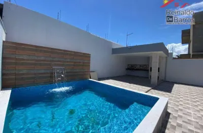 Sobrado maravilhoso com 4 dormitórios e piscina à venda por r$ 1.200.000 - cibratel i - itanhaém/sp