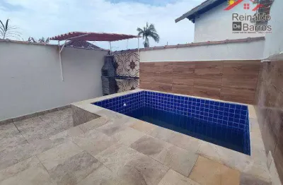 Casa lado praia com piscina para venda em itanhaém - santa julia