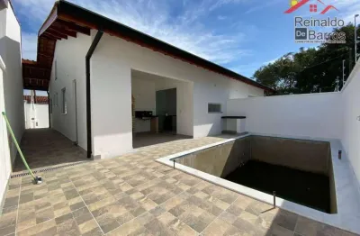 Casa com 2 dormitórios e piscina à venda,  por r$ 520.000 - suarão - itanhaém/sp