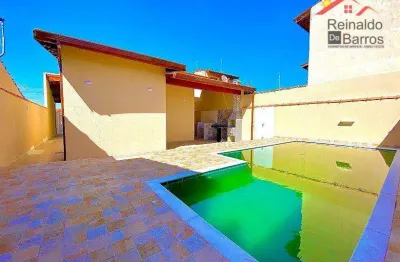 Casa com 3 dormitórios à venda, 120 m² por r$ 670.000,00 - balneário gaivota - itanhaém/sp