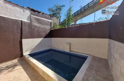 Casa com 3 dormitórios à venda, 80 m² por r$ 390.000 - vera cruz - mongaguá/sp