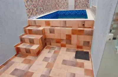 Casa em condomínio com 2 dormitórios e piscina à venda, por r$ 315.000 - cibratel ii - itanhaém/sp