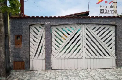 Casa com 2 dormitórios à venda, 115 m² por r$ 270.000 - balneário jussara - mongaguá/sp