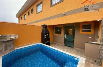Sobrado à venda, 98 m² por r$ 319.000,00 - cibratel ii - itanhaém/sp