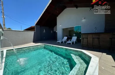 Casa com 4 dormitórios à venda, 155 m² por r$ 800.000 - parque balneário oásis - peruíbe/sp