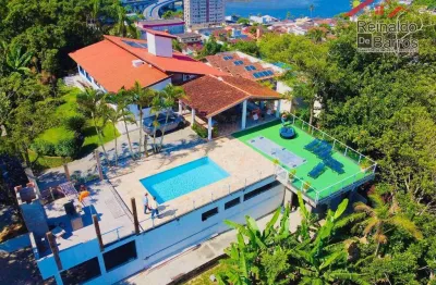 Casa com 4 dormitórios à venda, 359 m² por r$ 3.900.000,00 - praia do sonho - itanhaém/sp