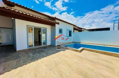 Casa com 2 dormitórios à venda, 85 m² por r$ 465.000 - balneário califórnia - itanhaém/sp