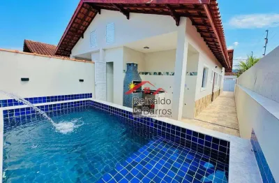 Casa com 2 dormitórios à venda, 70 m² por r$ 360.000,00 - jardim suarão - itanhaém/sp