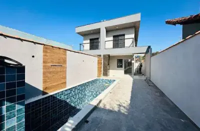 Casa à venda, 83 m² por r$ 490.000,00 - nova itanhaém - praia - itanhaém/sp