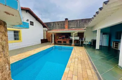 Casa com 3 dormitórios à venda, 196 m² por r$ 580.000 - nova itanhaém - praia - itanhaém/sp