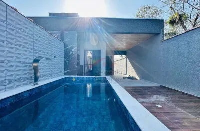 Casa com 2 dormitórios à venda, 75 m² por r$ 420.000 - estância balneária tupy - itanhaém/sp