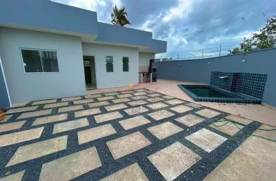 Casa com 2 dormitórios à venda, 56 m² por r$ 380.000,00 - nova itanhaém (interior) - itanhaém/sp