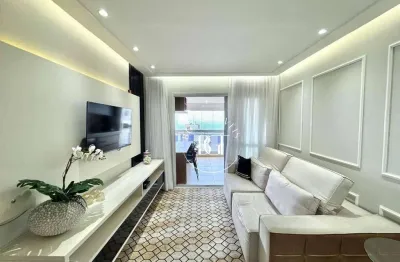 Apartamento com 2 dormitórios à venda, 82 m² por r$ 1.100.000,00 - guilhermina - praia grande/sp