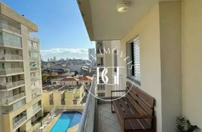 Apartamento com 2 dormitórios para alugar, 76 m² por R$ 4.605/mês - Água Rasa - São Paulo/SP
